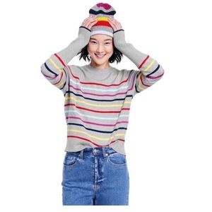 EUC La Ligne X Target Size Large Striped Crewneck Sweater